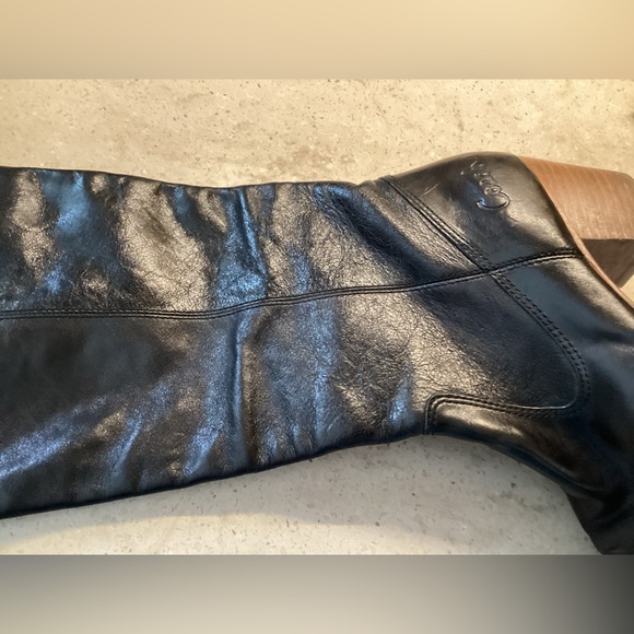🚨Final Sale🚨!! Coach Black Leather Knee-High Boots Size 7 - Picture 4 of 14